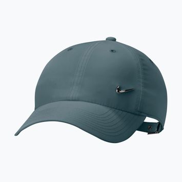 Șapcă Nike Dri-Fit Club Unstructured Metal Swoosh mineral Mineral slate/metallic silver