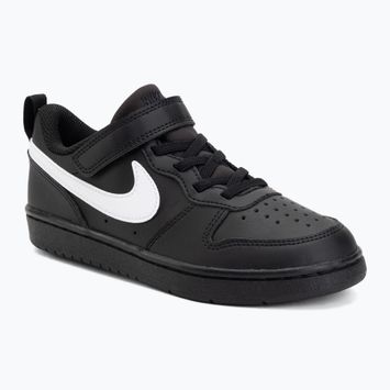 Încălțăminte pentru copii Nike Court Borough Low Recraft black/black/white