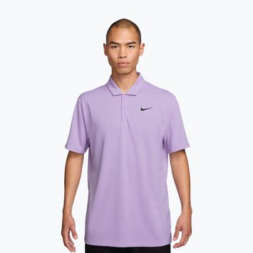 Tricou de tenis pentru bărbați Nike Court Dri-Fit Polo Solid violet mist/black