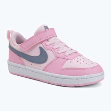 Încălțăminte pentru copii Nike Court Borough Low Recraft pink foam/pink rise/white/ashen slate