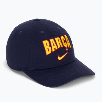 Șapcă pentru copii Nike FC Barcelona Club Cotton blackened blue