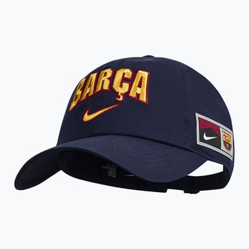 Șapcă pentru copii Nike FC Barcelona Club Cotton blackened blue