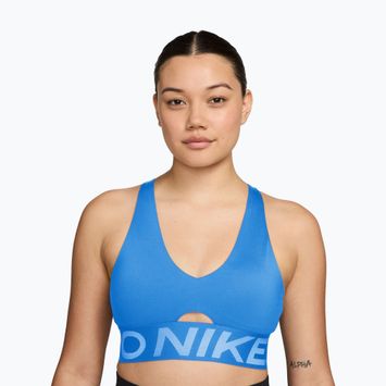 Sutien de antrenament Nike Pro Sculpt Medium Support university blue/hydrogen blue/white