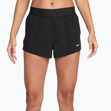 Pantaloni scurți de alergare pentru bărbați Nike Swift Breathe Dri-Fit Mid-Rise 2.5" black/black/white