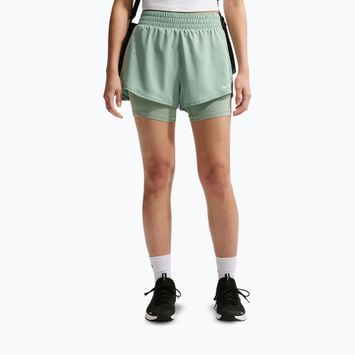 Pantaloni scurți pentru femei Nike One Dri-Fit High-Waisted 3" 2In1 steam/white