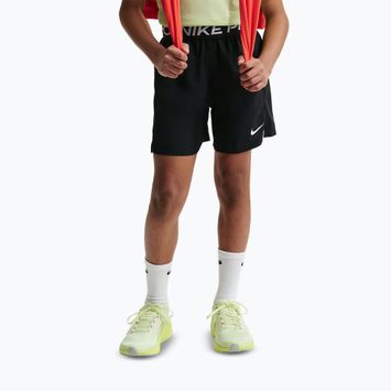 Pantaloni scurți pentru copii Nike Pro Dri-Fit black/white