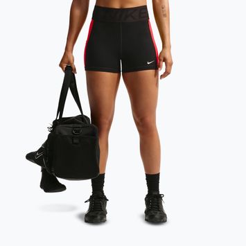 Pantaloni scurți de antrenament pentru femei Nike Pro Sculpt Dri-Fit High-Waisted Biker 5" black/light crimson/white
