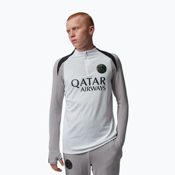 Longsleeve de fotbal pentru bărbați Nike Paris Saint-Germain Strike Elite SE Drill Top white/atmosphere grey/black