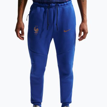 Pantaloni de fotbal pentru bărbați Nike FFF Tech Fleece Joggers game royal/metallic copper
