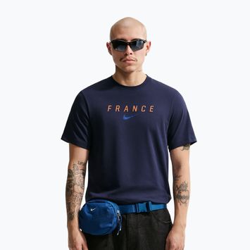 Tricou de fotbal pentru bărbați Nike FFF Primary blackened blue/game royal