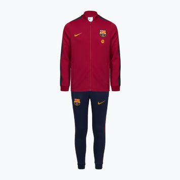 Trening de fotbal pentru copii Nike FC Barcelona Strike Dri-Fit Soccer Knit noble red/blackened blue