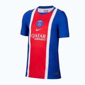 Tricou de fotbal pentru copii Nike Paris Saint-Germain Dri-Fit Stadium Home old royal/white/university red/white