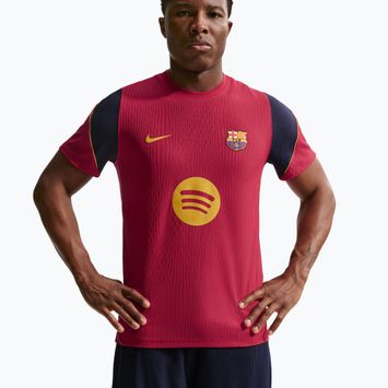 Tricou de fotbal pentru bărbați Nike FC Barcelona Dri-Fit ADV Strike Elite noble red/blackened blue