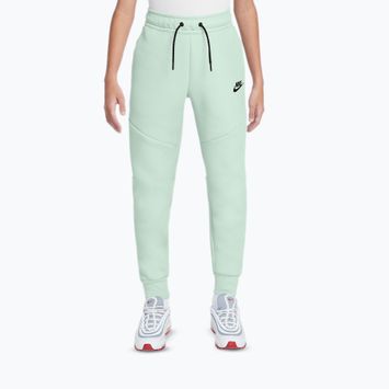 Pantaloni pentru copii Nike Sportswear Tech Fleece barely green/black/black
