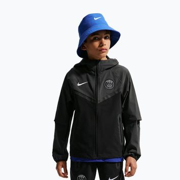 Geacă de fotbal pentru copii Nike Paris Saint-Germain Tech Full Zip black/anthracite/white