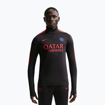 Bluză de fotbal pentru bărbați Nike Paris Saint-Germain Strike Dri-Fit Soccer Knit Drill Top black/global red/global red