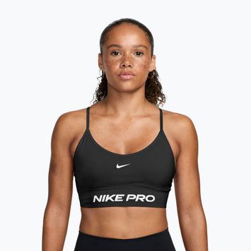 Sutien de antrenament Nike Pro Seamless Light Support black/white
