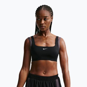 Sutien de antrenament Nike One Light Support black/thunder grey/white
