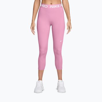 Colanți pentru femei Nike Pro pink rise/white