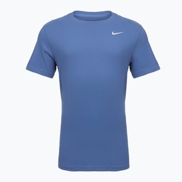 Tricou de antrenament bărbați Nike Dri-FIT indigo storm/white