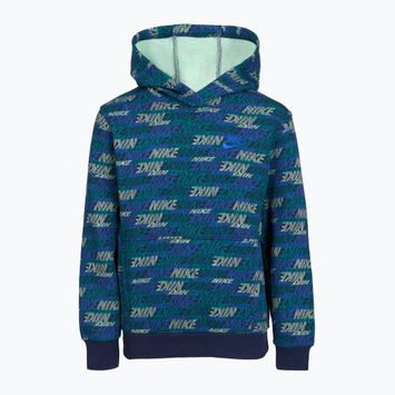 Bluză pentru copii Nike Sportswear Club Fleece bright spruce/midnight navy/game royal