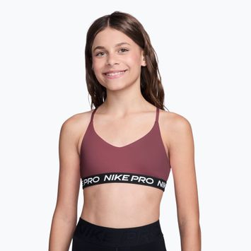 Sutien pentru fete Nike Pro Pink Smoke