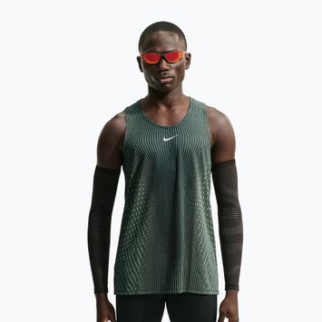 Tricou de alergare pentru bărbați Nike Stride black/light green spark