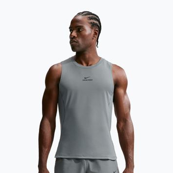 Tricou de antrenament bărbați Nike Pro smoke grey/black
