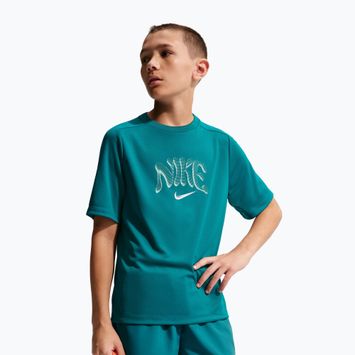 Tricou pentru copii Nike Multi Refresh bright spruce