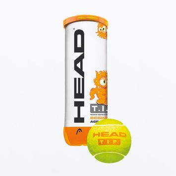 Set de mingi de tenis pentru copii 3 buc. Vârf HEAD portocaliu/galben 578123