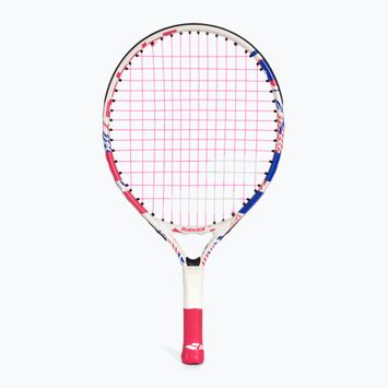 Rachetă de tenis Babolat B Fly 17 pentru copii, alb și roz 140483