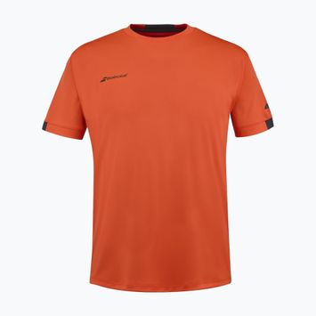 Tricou pentru bărbați Babolat Play Crew Neck fiesta red