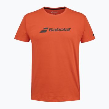 Tricou pentru copii Babolat Exercise Babolat Jr fiesta red