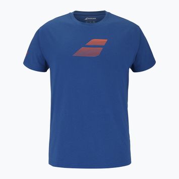 Tricou pentru bărbați Babolat Exercise Big Flag dark blue
