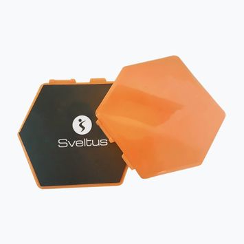 Discuri de alunecare pentru exerciții Sveltus Functional Slider 2 buc. portocalii 0806