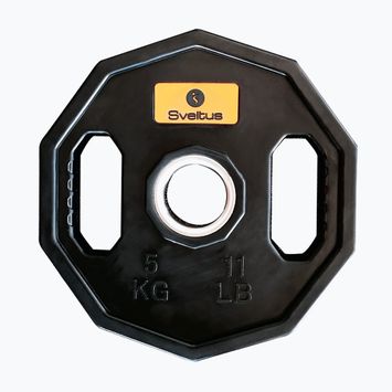 Greutate bumper de olimpiadă Sveltus Starting Olympic 5 kg black