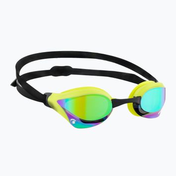 Ochelari de înot Arena Cobra Core Swipe Oglindă smarald/cyber lime