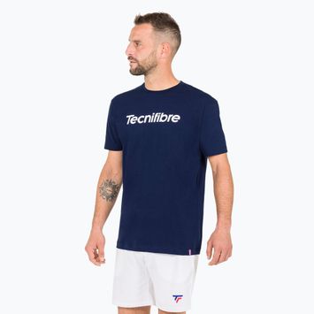 Tricou pentru bărbați Tecnifibre Team Cotton Tee marine