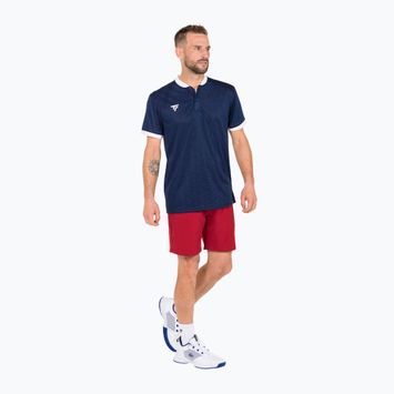 Polo de tenis pentru bărbați Tecnifibre Team Mesh albastru marin 22MEPOMA32