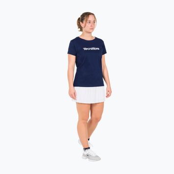 Tricou de tenis pentru femei Tecnifibre Team Cotton Tee albastru marin 22WCOTEM34