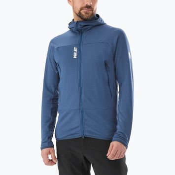 Hanorac pentru bărbați  Millet Fusion Grid Hoodie dark denim