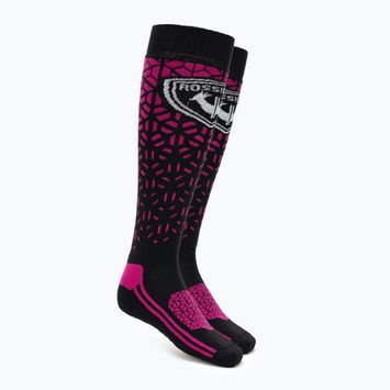 Șosete de schi Rossignol L3 Wool & Silk roz orhidee pentru bărbați Rossignol L3 Wool & Silk
