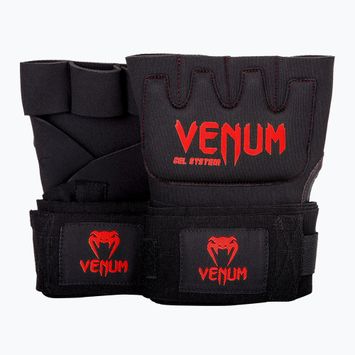 Mănuși interioare Venum Gel Kontact Quick Wraps black/red