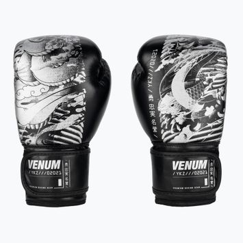 Mănuși de box pentru copii Venum YKZ21 Boxing black/white