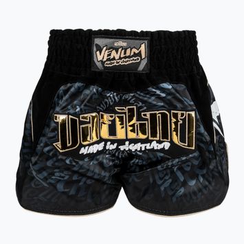 Pantaloni scurți de antrenament  Venum Attack Muay Thai black/grey