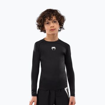 Longsleeve de antrenament pentru copii Venum Contender Rashguards Jr black