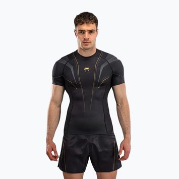 Rashguard bărbătesc Venum Streamline negru/auriu