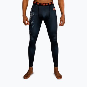 Colanți de antrenament pentru bărbați Venum Thunder Dragon Spats Black/Grey/Copper