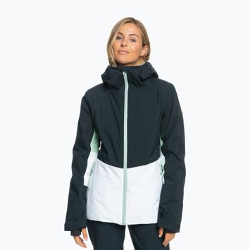 Jachetă de snowboard pentru femei ROXY Peakside negru adevărat