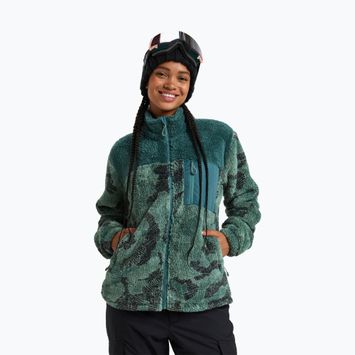 Hanorac pentru femei ROXY Alabama Full Zip Printed lily pad sketch book